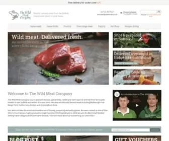 Wildmeat.co.uk(The Wild Meat Company) Screenshot