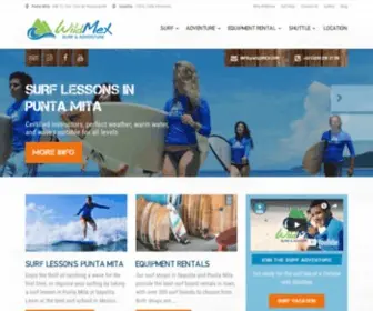 Wildmex.com(Surf Lessons) Screenshot