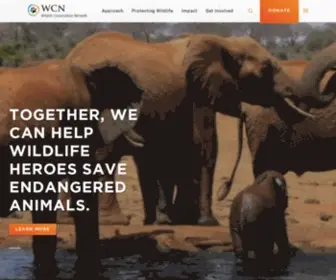 Wildnet.org(Wildlife Conservation Network) Screenshot