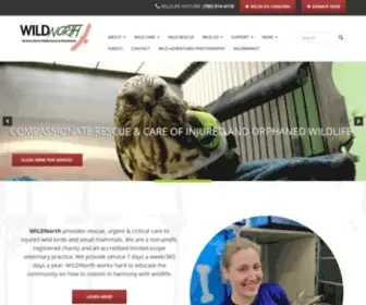 Wildnorth.ca(Northern Alberta Wildlife Rescue & RehabilitationWILDNorth) Screenshot