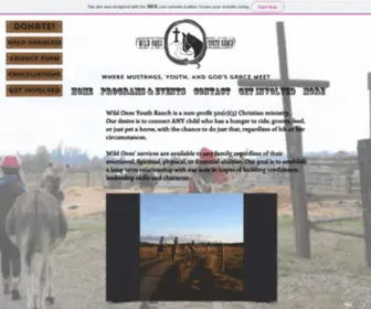 Wildonesyouthranch.org(Wildonesyouthranch) Screenshot