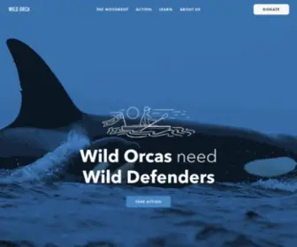 Wildorca.org(Wild Orca) Screenshot