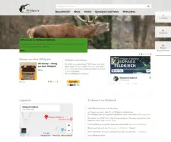 Wildpark-Feldkirch.at(Willkommen im Wildpark Feldkirch) Screenshot