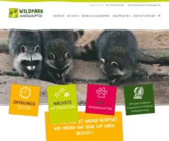 Wildpark-Hundshaupten.de(Beliebtes Ausflugsziel in der Fränkischen Schweiz) Screenshot