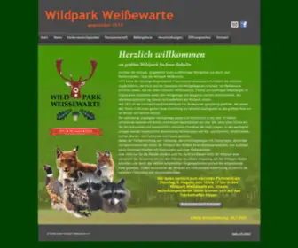 Wildpark-Weissewarte.de(Weißewarte) Screenshot