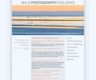 Wildphotographyholidays.com(Wild Photography Holidays) Screenshot