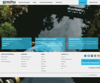 Wildplay.com(WildPlay Aerial Adventures & Ziplines) Screenshot
