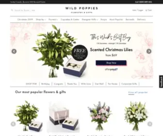Wildpoppies.co.nz(Beautiful Fresh Flowers & Unique Gifts) Screenshot