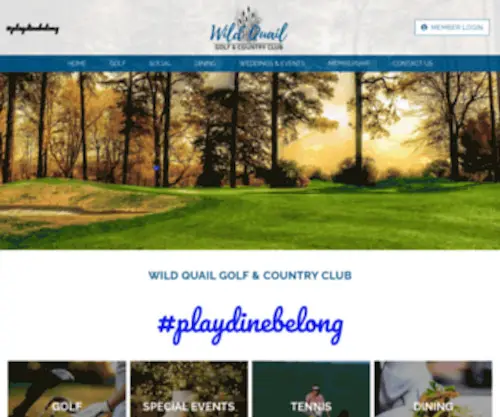 Wildquail.net(Wild Quail Golf & Country Club) Screenshot