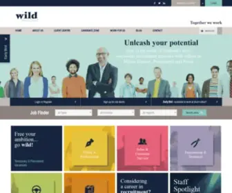 Wildrecruitment.co.uk(Wild Recruitment Agency in Milton Keynes) Screenshot