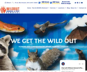 Wildremoval.com(Humane and complete pest control service) Screenshot