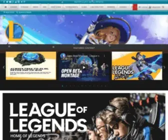 Wildriftleague.com(See relevant content for) Screenshot