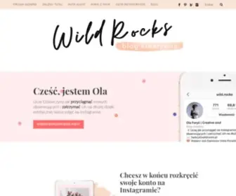 Wildrocks.pl(Blog Wild Rocks) Screenshot