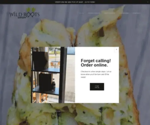 Wildrootscafe.com(Wild Roots) Screenshot