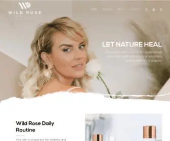 Wildrosebeauty.com(Premium skincare) Screenshot