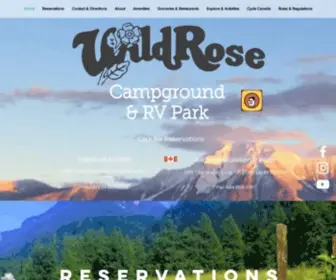 Wildrosecamp.com(Wildrose Campground & RV Park) Screenshot