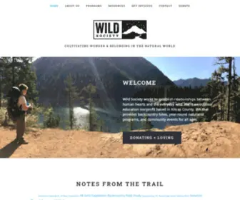 Wildsociety.org(Cultivating wonder & belonging in the natural world) Screenshot