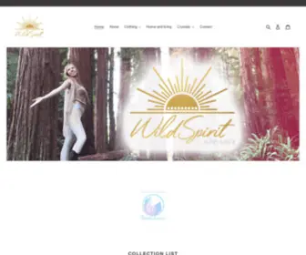 Wildspiritapparel.com(The Crystal Jungle) Screenshot