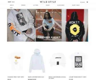 Wildstylela.com(Los Angeles Clothing Store) Screenshot