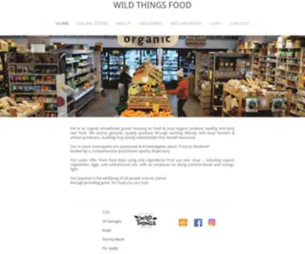 Wildthingsfood.com.au(Wild Things Food) Screenshot