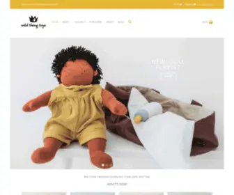 Wildthingtoys.com(Fair trade dolls) Screenshot