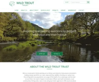 Wildtrout.org(The Wild Trout Trust) Screenshot