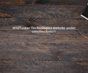 Wildtusker.com(Website Registration) Screenshot