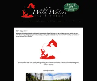 Wildwatersflyfishing.com(Wild Waters Fly Fishing) Screenshot