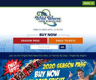 Wildwaves.com(Wild Waves Theme & Water Park) Screenshot