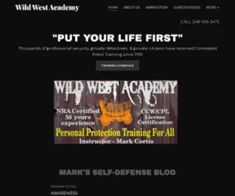 Wildwestacademy.com(Wild West Academy in Royal Oak) Screenshot