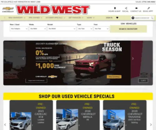 Wildwestchevrolet.com(Wild West Chevrolet in Yerington) Screenshot