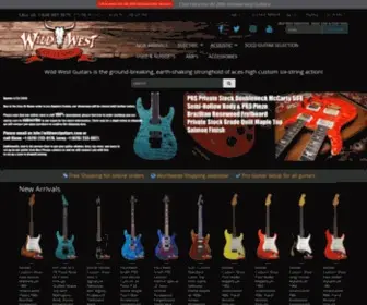 Wildwestguitars.com(Wild West Guitars) Screenshot