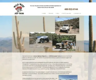 Wildwestjeeptours.com(Wild West Jeep Tours) Screenshot