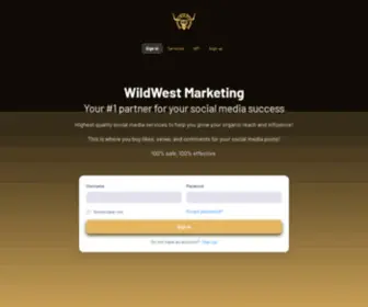 Wildwestmarketingagency.com(Nginx) Screenshot