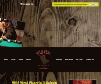 Wildwestpizza.com(Wild West Pizzeria & Saloon) Screenshot