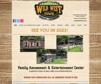 Wildwesttown.com(Providing family fun since 1974. Wild West Town) Screenshot