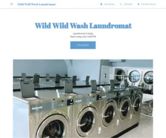 Wildwildwashlaundry.com(Wild Wild Wash Laundromat) Screenshot