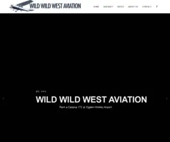 Wildwildwestaviation.com(Wild Wild West Aviation) Screenshot