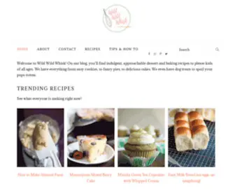 Wildwildwhisk.com(Made-From-Scratch Indulgent Baking Recipes) Screenshot