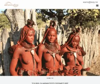 Wildwindsafaris.com(Safari Tours in Namibia) Screenshot