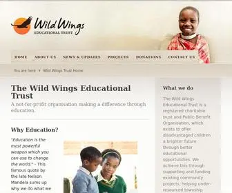 Wildwingstrust.org(The Wild Wings Educational Trust) Screenshot