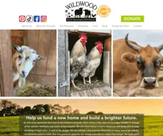 Wildwoodfarmsanctuary.org(Wildwood Farm Sanctuary) Screenshot