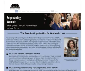 Wilef.com(Women In Law Empowerment Forum (WILEF)) Screenshot