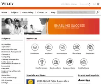 Wiley.co.uk(Wiley) Screenshot