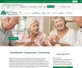 Wilfcampus.org(The Wilf Campus For Senior Living) Screenshot