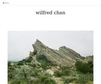 Wilfredchan.net(Wilfred chan) Screenshot