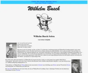 Wilhelm-Busch-Seiten.de(Wilhelm Busch) Screenshot