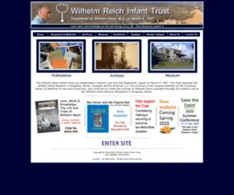 Wilhelmreichtrust.org(The home of the Wilhelm Reich Museum in Rangeley) Screenshot