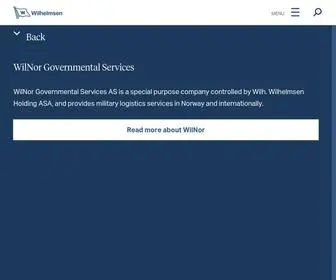 Wilhelmsen.com(Our vision) Screenshot