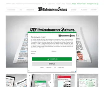 Wilhelmshavener-Zeitung.de(Wilhelmshavener Zeitung) Screenshot